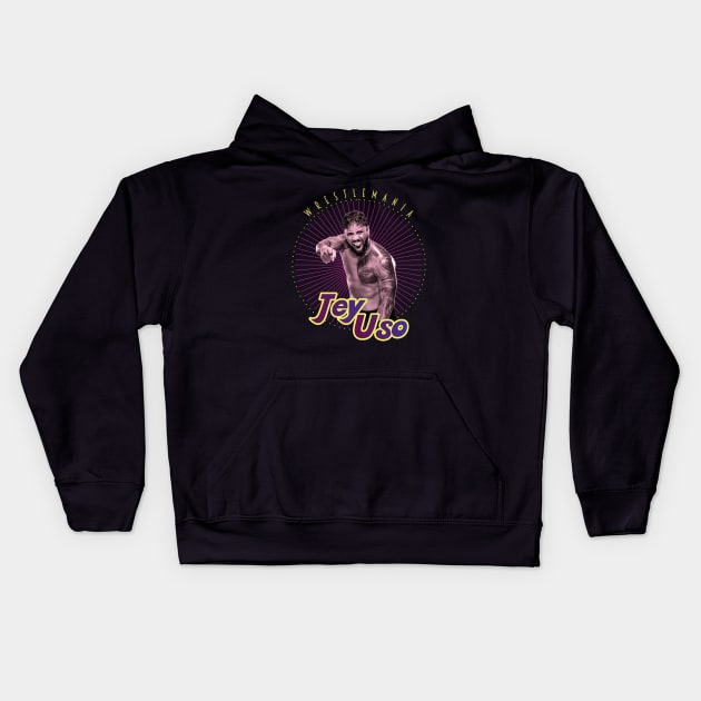 jey uso Kids Hoodie by mapasakehh